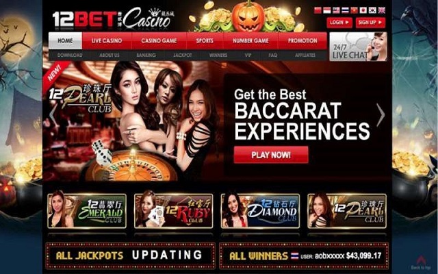 Thông Tin Nhà Cái 12Bet 11 Cá cược Casino trực tuyến