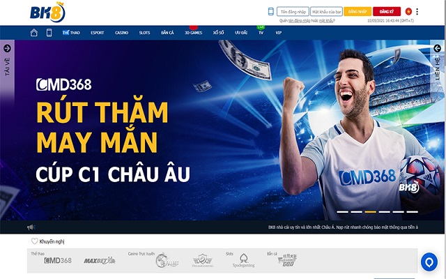 Thông Tin Nhà Cái BK8 7 Cá cược thể thao cực đỉnh với nhiều thị trường