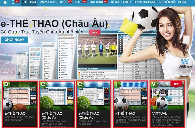 Thông Tin Nhà Cái W88 1 Nhà cái W88 cung cấp nhiều sản phẩm cá cược mang tầm cỡ quốc tế