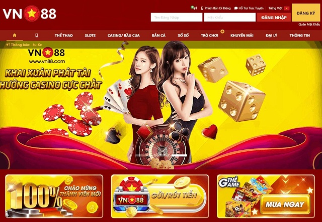 Thông Tin Nhà Cái VN88 9 Thiết kế giao diện bắt mắt gây ấn tượng sâu sắc cho người chơi