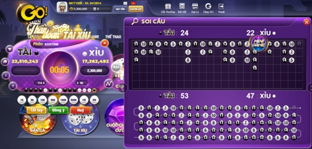Công thức tính tài xỉu go88