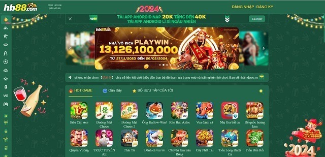So sánh nhà cái 1388 và Hb88: Sân chơi nào uy tín TOP 1 hiện nay? 2 Giao diện nhà cái HB88 vô cùng nổi bật