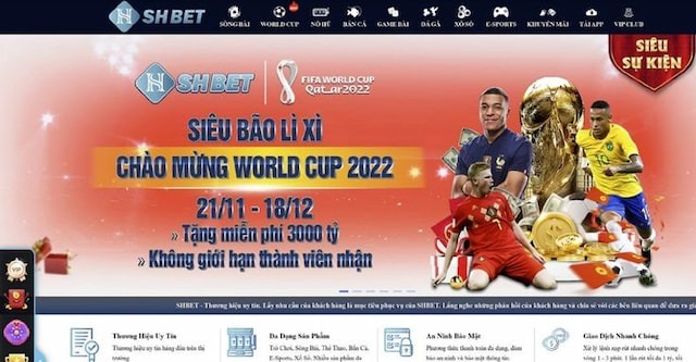So sánh nhà cái SHBET và BK8 về chương trình thưởng VIP 1 Trang chủ của nhà cái SHbet