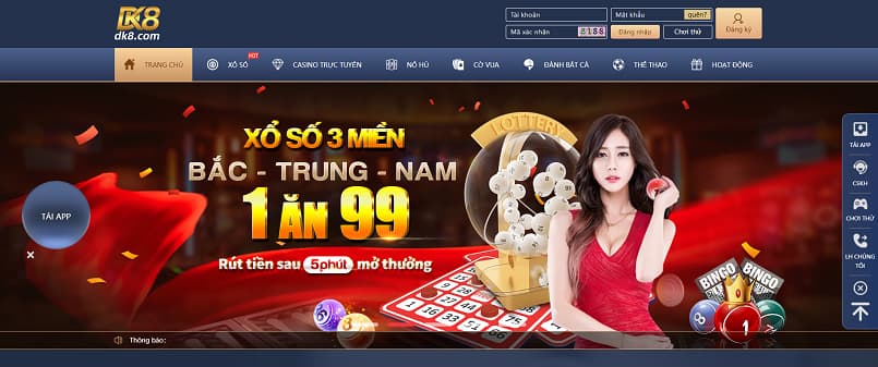 Thông Tin Nhà Cái DK8 1 Tổng quan nhà cái DK8